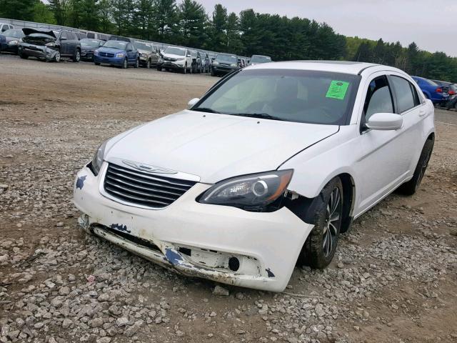 1C3CCBBG9EN176795 - 2014 CHRYSLER 200 TOURIN WHITE photo 2