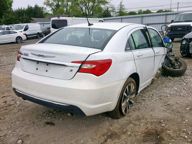 1C3CCBBG9EN176795 - 2014 CHRYSLER 200 TOURIN WHITE photo 4