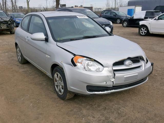 KMHCN35C68U098373 - 2008 HYUNDAI ACCENT BAS SILVER photo 1