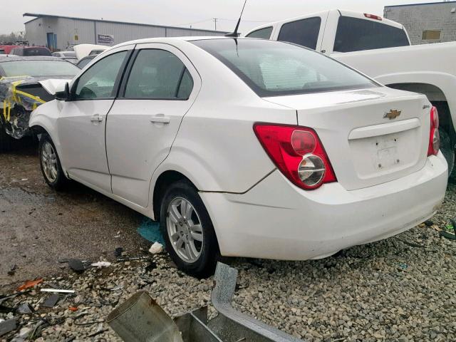 1G1JA5SH5C4202050 - 2012 CHEVROLET SONIC LS 白色 照片 3