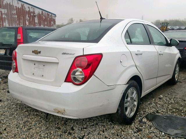 1G1JA5SH5C4202050 - 2012 CHEVROLET SONIC LS 白色 照片 4