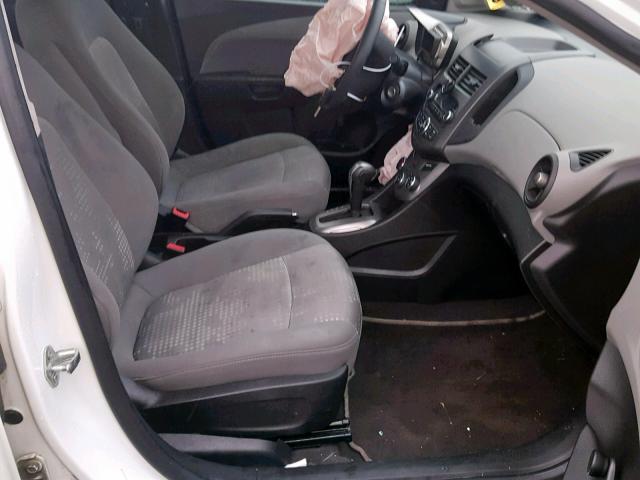1G1JA5SH5C4202050 - 2012 CHEVROLET SONIC LS 白色 照片 5