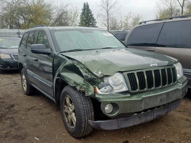 1J8HR48P87C657132 - 2007 JEEP GRAND CHER GREEN photo 1