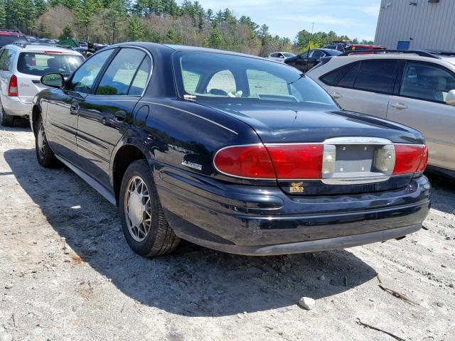 1G4HR54K81U138666 - 2001 BUICK LESABRE LI BLACK photo 3