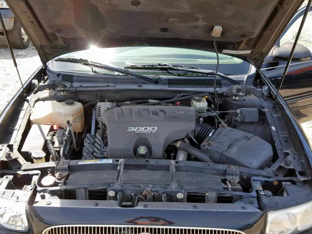 1G4HR54K81U138666 - 2001 BUICK LESABRE LI BLACK photo 7