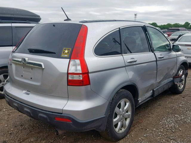 JHLRE38729C002259 - 2009 HONDA CR-V EXL SILVER photo 4