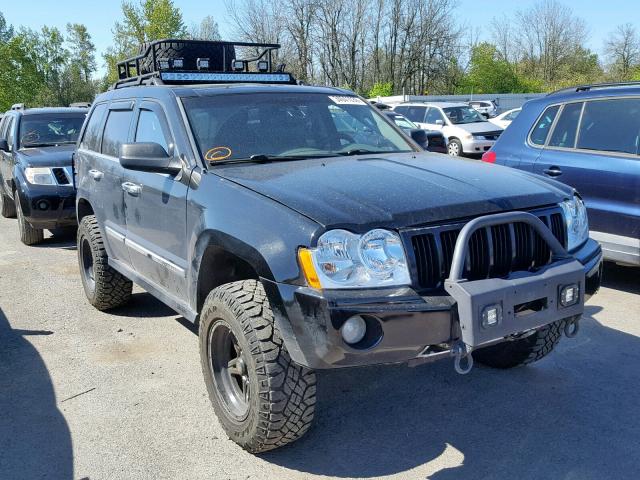 1J4HR58266C115702 - 2006 JEEP GRAND CHER BLACK photo 1