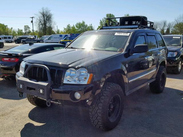 1J4HR58266C115702 - 2006 JEEP GRAND CHER BLACK photo 2