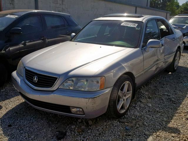 JH4KA965X1C002396 - 2001 ACURA 3.5RL SILVER photo 2