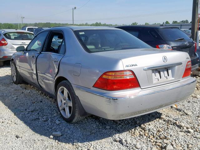 JH4KA965X1C002396 - 2001 ACURA 3.5RL SILVER photo 3