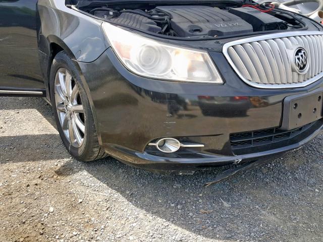 1G4GE5GV4AF190264 - 2010 BUICK LACROSSE C BLACK photo 9