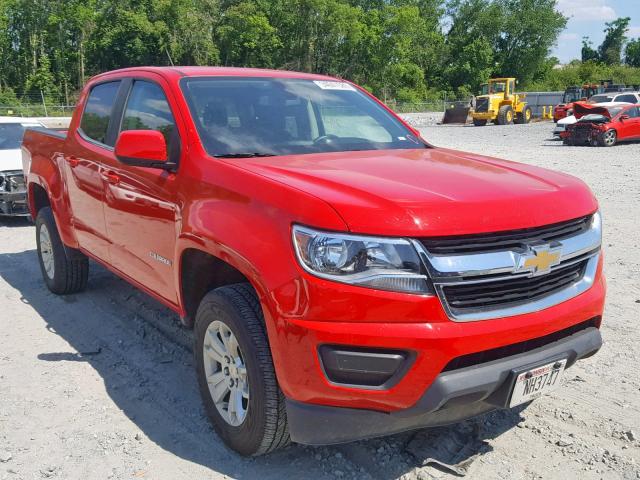 1GCGTCEN5K1121809 - 2019 CHEVROLET COLORADO L RED photo 1