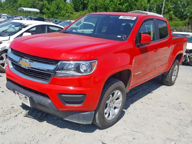 1GCGTCEN5K1121809 - 2019 CHEVROLET COLORADO L RED photo 2