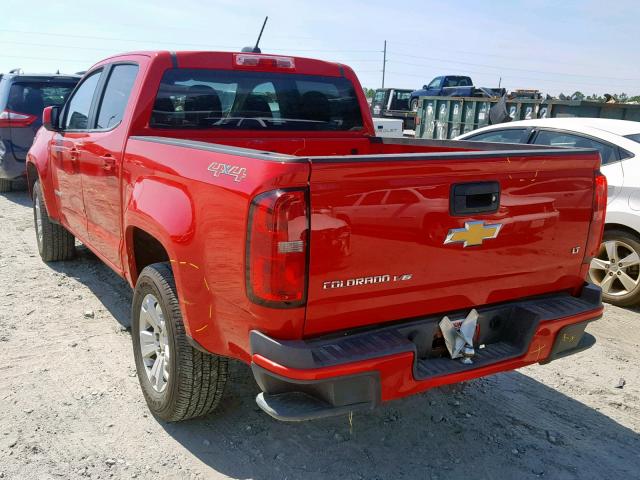 1GCGTCEN5K1121809 - 2019 CHEVROLET COLORADO L RED photo 3