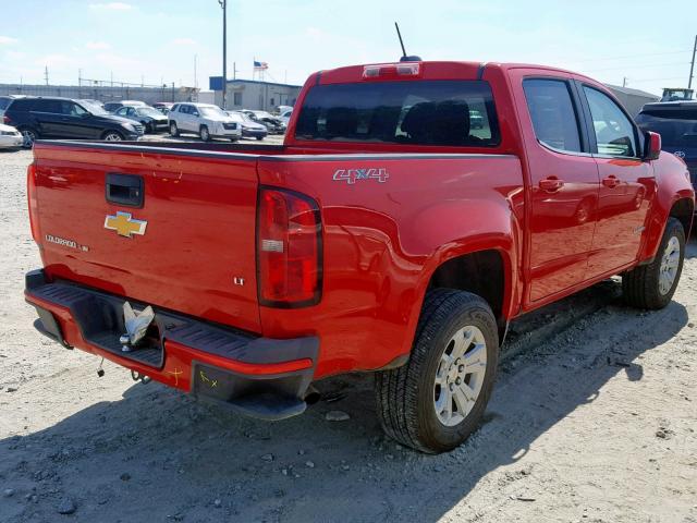 1GCGTCEN5K1121809 - 2019 CHEVROLET COLORADO L RED photo 4