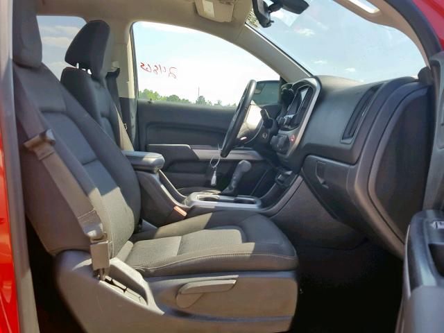 1GCGTCEN5K1121809 - 2019 CHEVROLET COLORADO L RED photo 5