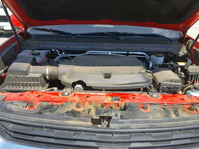 1GCGTCEN5K1121809 - 2019 CHEVROLET COLORADO L RED photo 7
