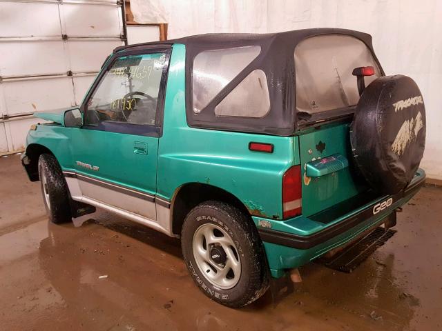 2CNBJ18U7R6939598 - 1994 GEO TRACKER GREEN photo 3