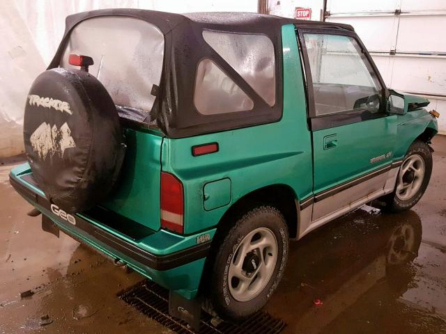 2CNBJ18U7R6939598 - 1994 GEO TRACKER GREEN photo 4