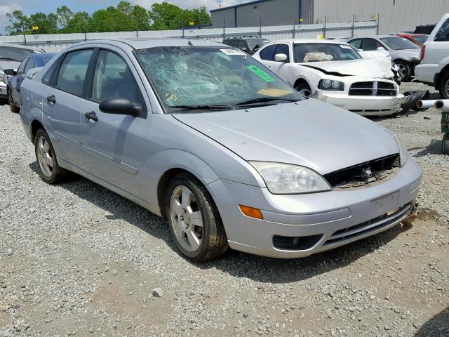 1FAHP34N85W199346 - 2005 FORD FOCUS ZX4 SILVER photo 1