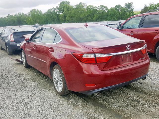 JTHBK1GG5D2069478 - 2013 LEXUS ES 350 BURGUNDY photo 3