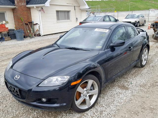 JM1FE173960206766 - 2006 MAZDA RX8 BLACK photo 2