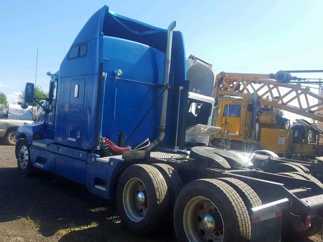 1XKADB9XX5J097315 - 2005 KENWORTH CONSTRUCTI BLUE photo 3