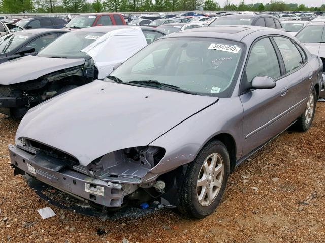 1FAFP56U76A235856 - 2006 FORD TAURUS SEL GRAY photo 2