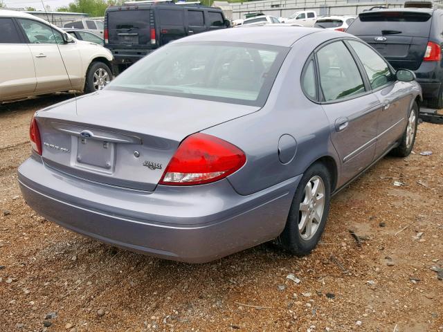 1FAFP56U76A235856 - 2006 FORD TAURUS SEL GRAY photo 4