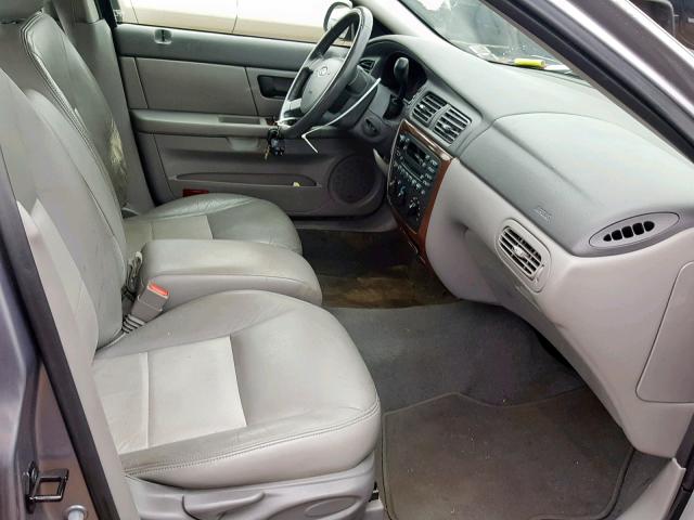 1FAFP56U76A235856 - 2006 FORD TAURUS SEL GRAY photo 5