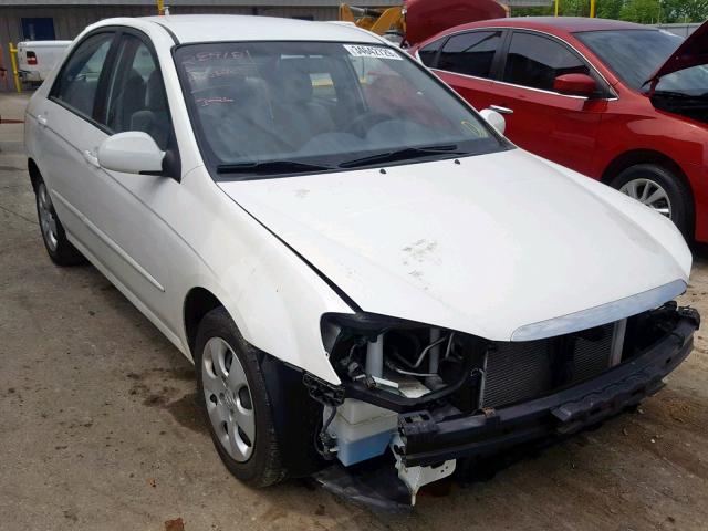 KNAFE122985570252 - 2008 KIA SPECTRA EX WHITE photo 1