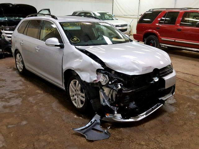 3VWPL7AJ4DM665439 - 2013 VOLKSWAGEN JETTA TDI SILVER photo 1