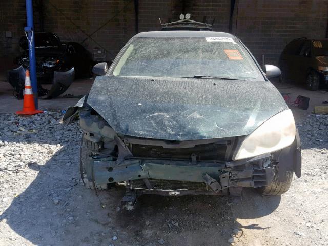 1G2ZF58B774208876 - 2007 PONTIAC G6 VALUE L GREEN photo 9