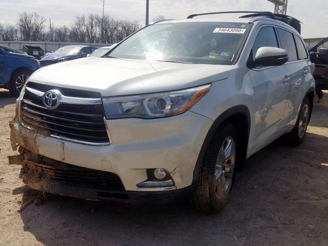 5TDDKRFH5FS139687 - 2015 TOYOTA HIGHLANDER LIMITED  photo 2