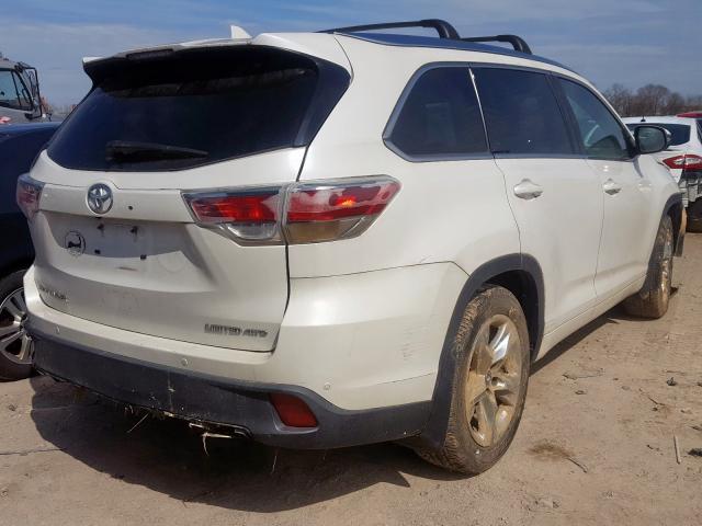 5TDDKRFH5FS139687 - 2015 TOYOTA HIGHLANDER LIMITED  photo 4