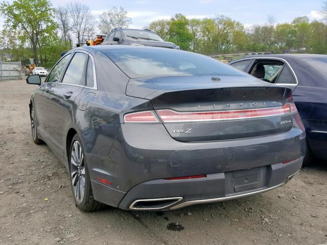 3LN6L5F97HR643201 - 2017 LINCOLN MKZ RESERV GRAY photo 3