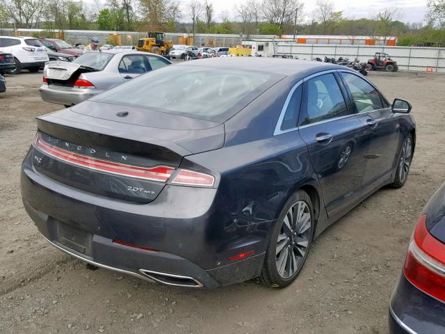 3LN6L5F97HR643201 - 2017 LINCOLN MKZ RESERV GRAY photo 4