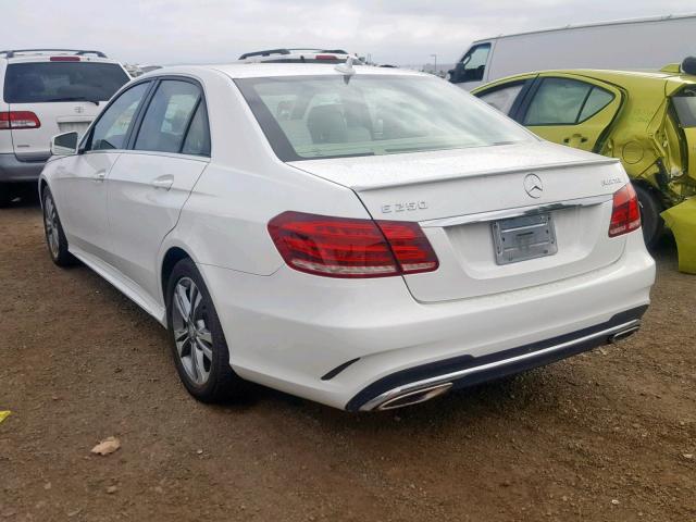 WDDHF9HB9EA904867 - 2014 MERCEDES-BENZ E 250 BLUE WHITE photo 3