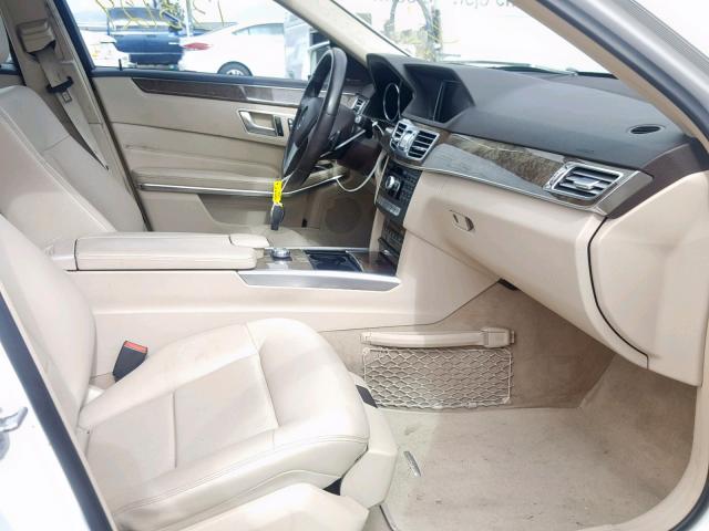 WDDHF9HB9EA904867 - 2014 MERCEDES-BENZ E 250 BLUE WHITE photo 5