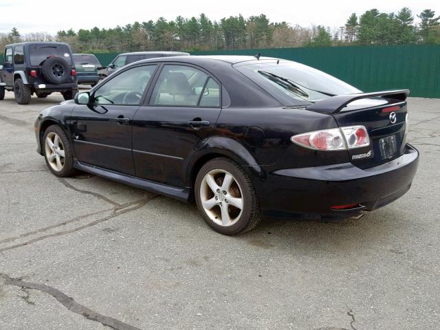 1YVHP84D845N65691 - 2004 MAZDA 6 S BLACK photo 3