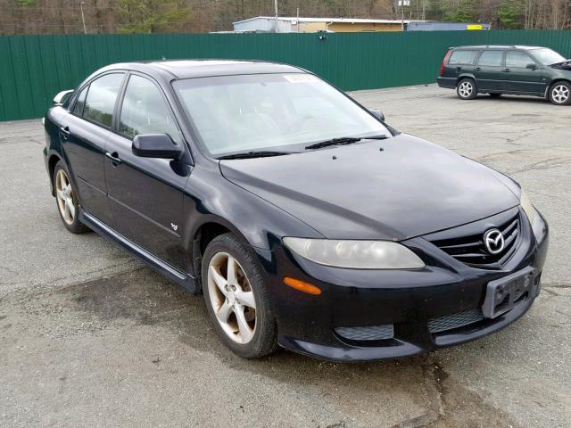 1YVHP84D845N65691 - 2004 MAZDA 6 S BLACK photo 9