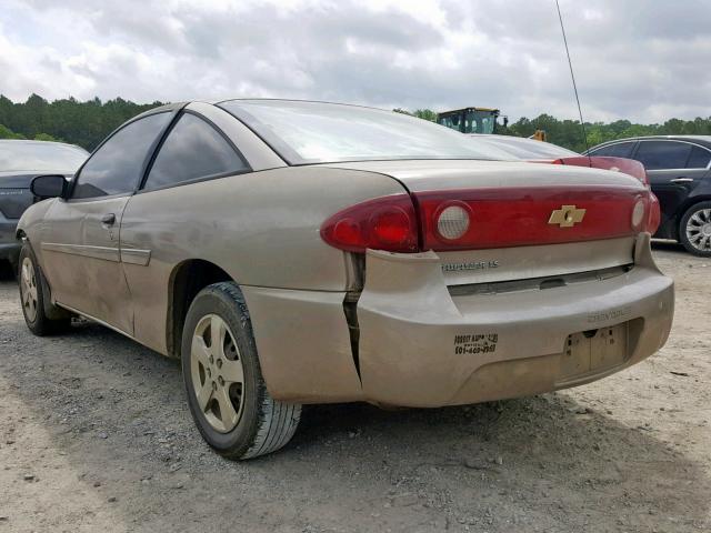 1G1JF12F447280957 - 2004 CHEVROLET CAVALIER L GOLD photo 3