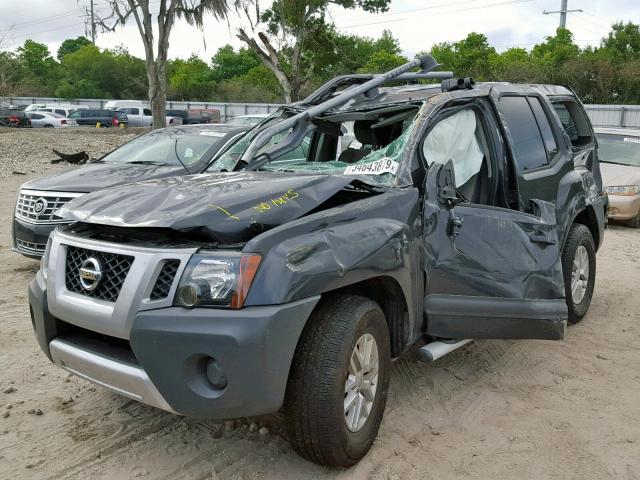 5N1AN0NU6FN664229 - 2015 NISSAN XTERRA X GRAY photo 2