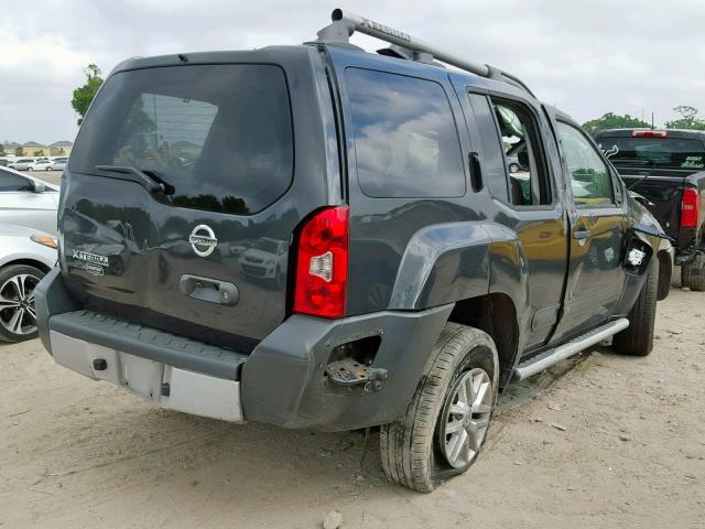 5N1AN0NU6FN664229 - 2015 NISSAN XTERRA X GRAY photo 4