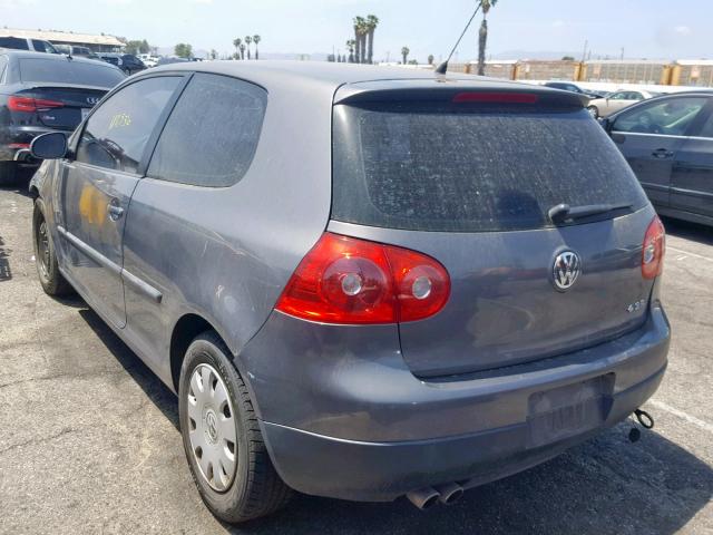 WVWAB71K18W145869 - 2008 VOLKSWAGEN RABBIT GRAY photo 3