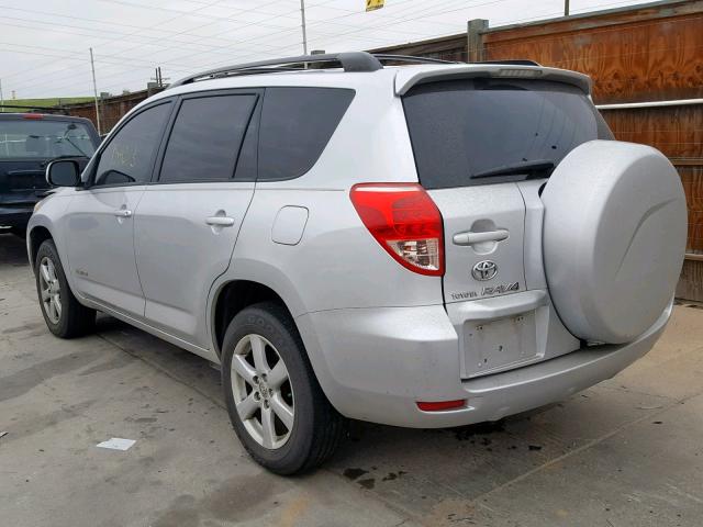 JTMBD31V065024626 - 2006 TOYOTA RAV4 LIMIT SILVER photo 3