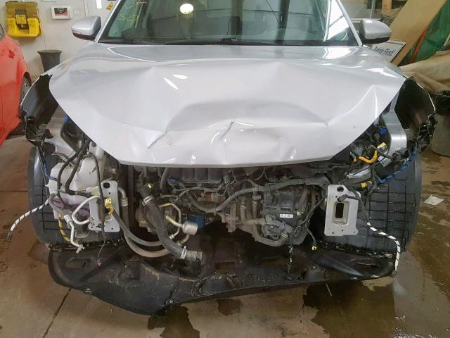 KM8J3CA41HU254881 - 2017 HYUNDAI TUCSON LIM SILVER photo 9