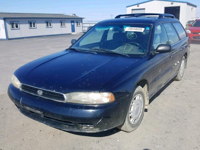 4S3BK6356S6315799 - 1995 SUBARU LEGACY L BLUE photo 2