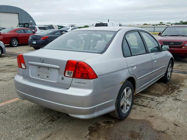 JHMES26774S000196 - 2004 HONDA CIVIC EX SILVER photo 4