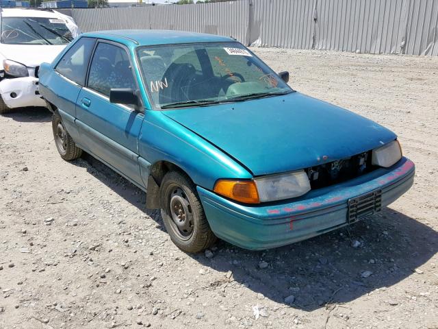 1FARP11JXRW102888 - 1994 FORD ESCORT LX GREEN photo 1